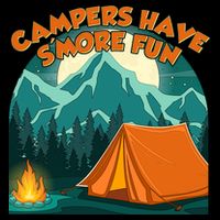 Funny Campers Have S'More Fun Drawstring Bag