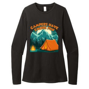 Funny Campers Have S'More Fun Womens CVC Long Sleeve Shirt