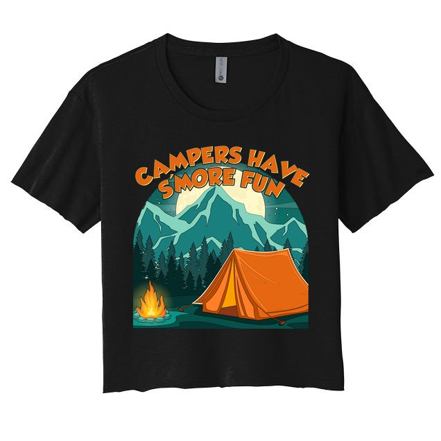 Funny Campers Have S'More Fun Crop Top