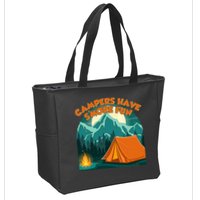 Funny Campers Have S'More Fun Zip Tote Bag