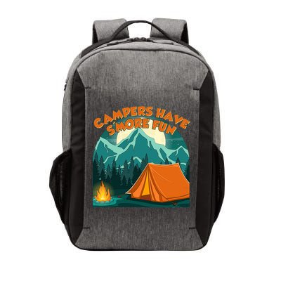 Funny Campers Have S'More Fun Vector Backpack