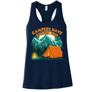 Funny Campers Have S'More Fun Women's Racerback Tank