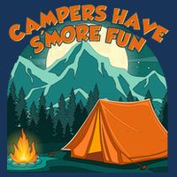 Funny Campers Have S'More Fun Infant Baby Jersey Bodysuit