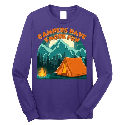 Funny Campers Have S'More Fun Long Sleeve Shirt