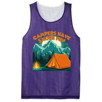 Funny Campers Have S'More Fun Mesh Reversible Basketball Jersey Tank