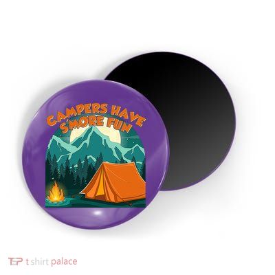 Funny Campers Have S'More Fun Magnet