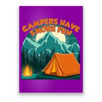 Funny Campers Have S'More Fun Poster