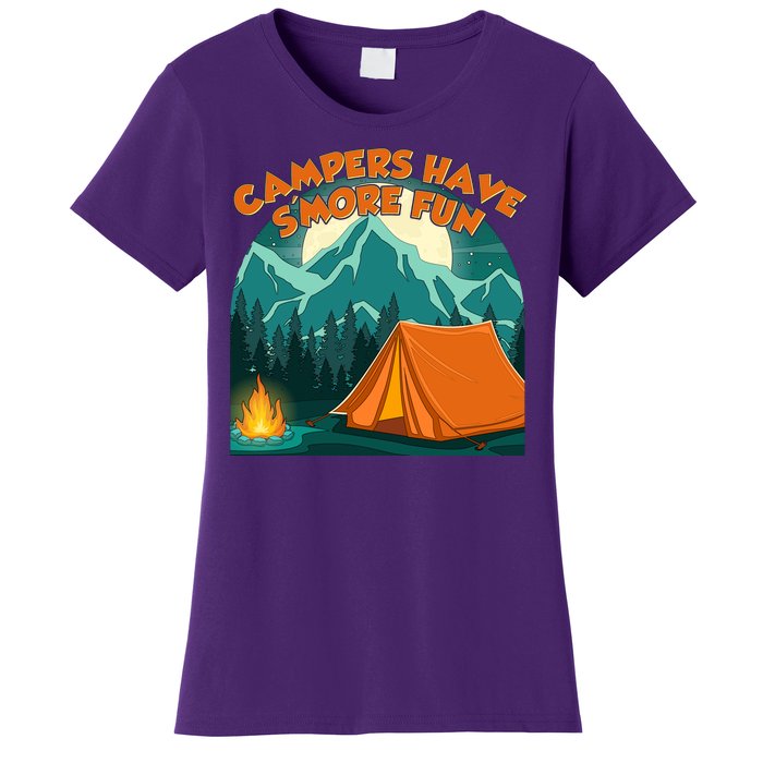 Funny Campers Have S'More Fun Women's T-Shirt