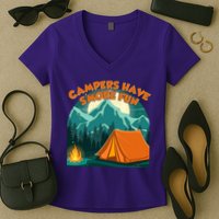 Funny Campers Have S'More Fun Women's V-Neck T-Shirt