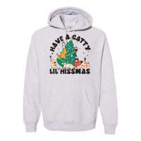 Funny Christmas Have A Catty Lil Hissmas Cat Lover Premium Hoodie