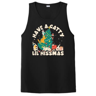 Funny Christmas Have A Catty Lil Hissmas Cat Lover PosiCharge Competitor Tank