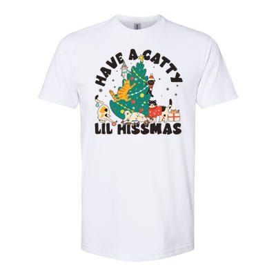 Funny Christmas Have A Catty Lil Hissmas Cat Lover Softstyle® CVC T-Shirt