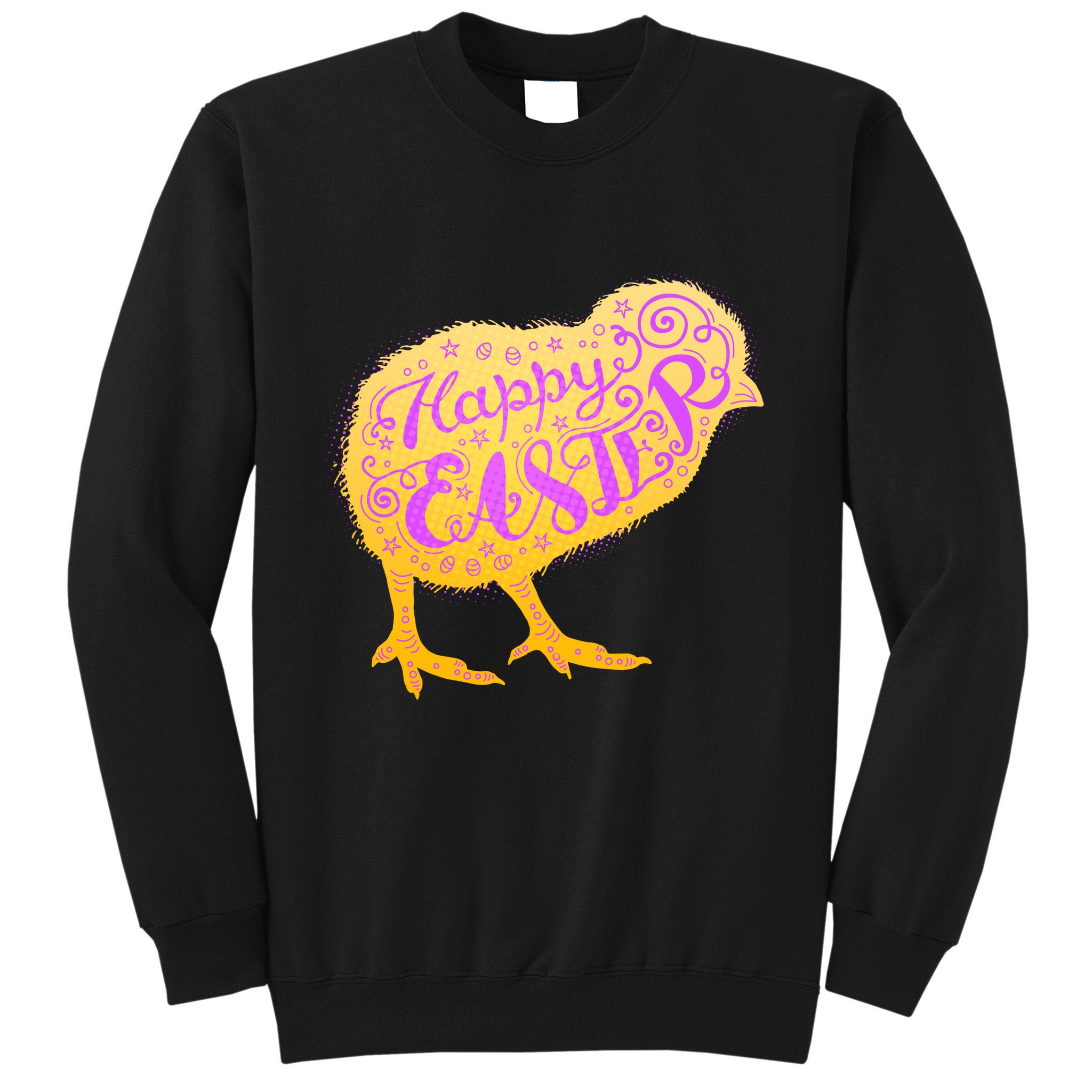 Funny Cute Happy Easter Chick Sweatshirt