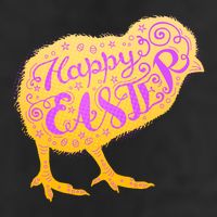 Funny Cute Happy Easter Chick Adult Drive Performance Visor