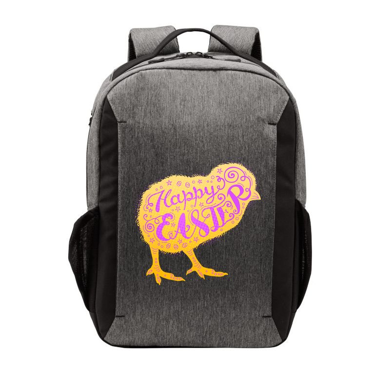 Funny Cute Happy Easter Chick Vector Backpack