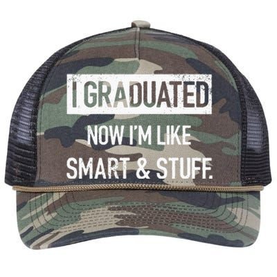 Funny College High School Graduation Senior Retro Rope Trucker Hat Cap