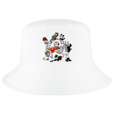 Funny Cat Horror Cute For Cat Kitty Lovers Happy Halloween Cool Comfort Performance Bucket Hat