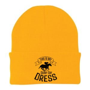 Funny Classic Horse Kentucky This Is My Derby Day Dress Meaningful Gift Knit Cap Winter Beanie