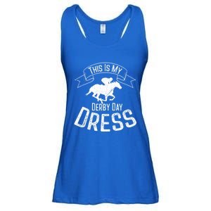 Funny Classic Horse Kentucky This Is My Derby Day Dress Meaningful Gift Ladies Essential Flowy Tank