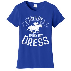 Funny Classic Horse Kentucky This Is My Derby Day Dress Meaningful Gift Women's T-Shirt