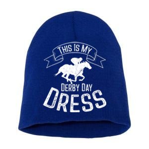 Funny Classic Horse Kentucky This Is My Derby Day Dress Meaningful Gift Short Acrylic Beanie