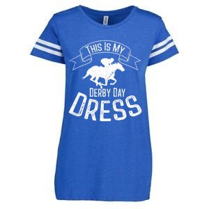 Funny Classic Horse Kentucky This Is My Derby Day Dress Meaningful Gift Enza Ladies Jersey Football T-Shirt