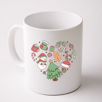 Festive Christmas Heart Holiday Coffee Mug