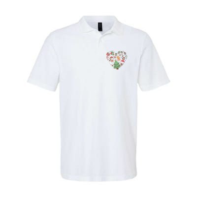 Festive Christmas Heart Holiday Polo