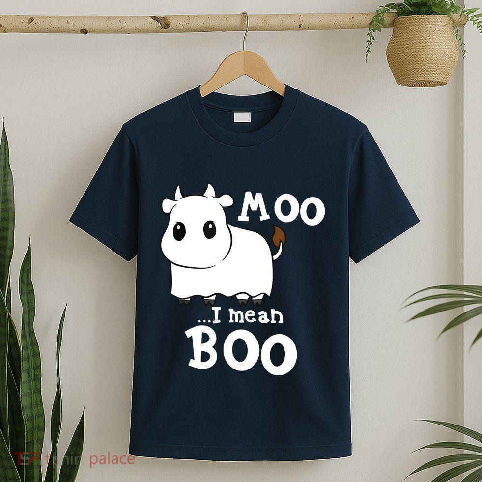 Funny Cow Halloween Costume Cows Boo T-Shirt