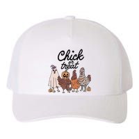 Funny Chicken Halloween Pumpkin Chick Or Treat Chicken Lovers Yupoong Adult 5-Panel Trucker Hat