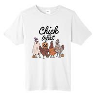 Funny Chicken Halloween Pumpkin Chick Or Treat Chicken Lovers Tall Fusion ChromaSoft Performance T-Shirt