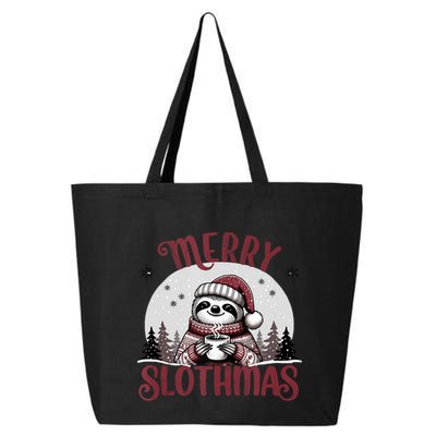 Funny Christmas Holiday Sloth Fans Merry Slothmas Women Tank Top 25L Jumbo Tote