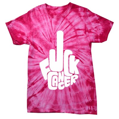 Fuck Cancer Handsign Tie-Dye T-Shirt