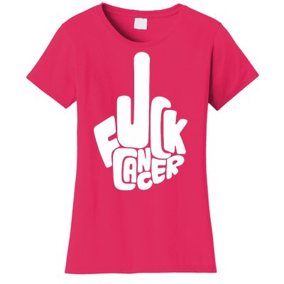 Fuck Cancer Handsign Women's T-Shirt