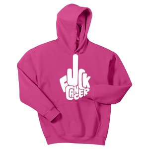 Fuck Cancer Handsign Kids Hoodie