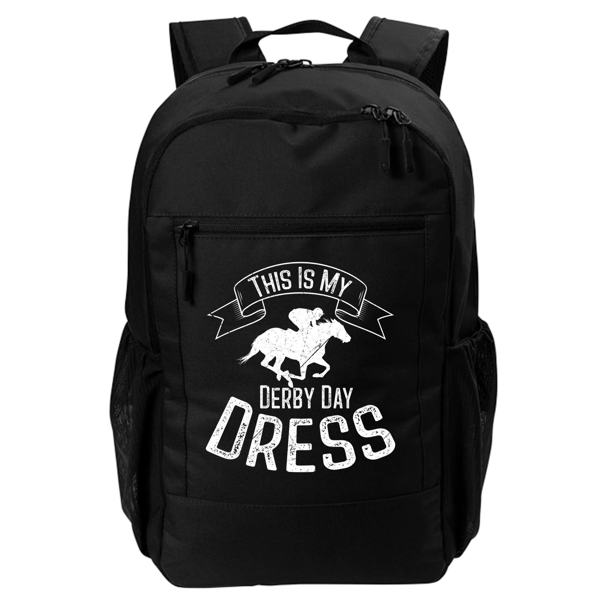 Funny Classic Horse Kentucky This Is My Derby Day Dress Gift Backpack