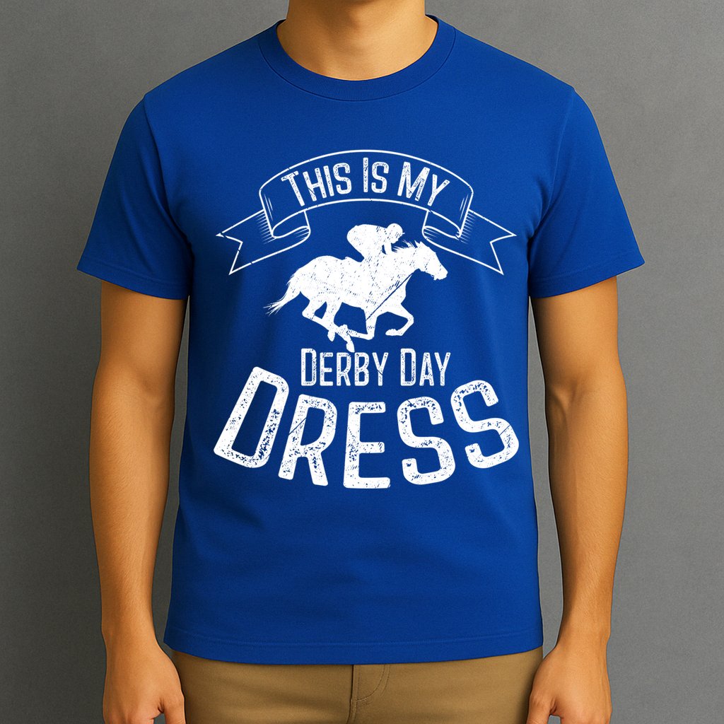 Funny Classic Horse Kentucky This Is My Derby Day Dress Gift T-Shirt