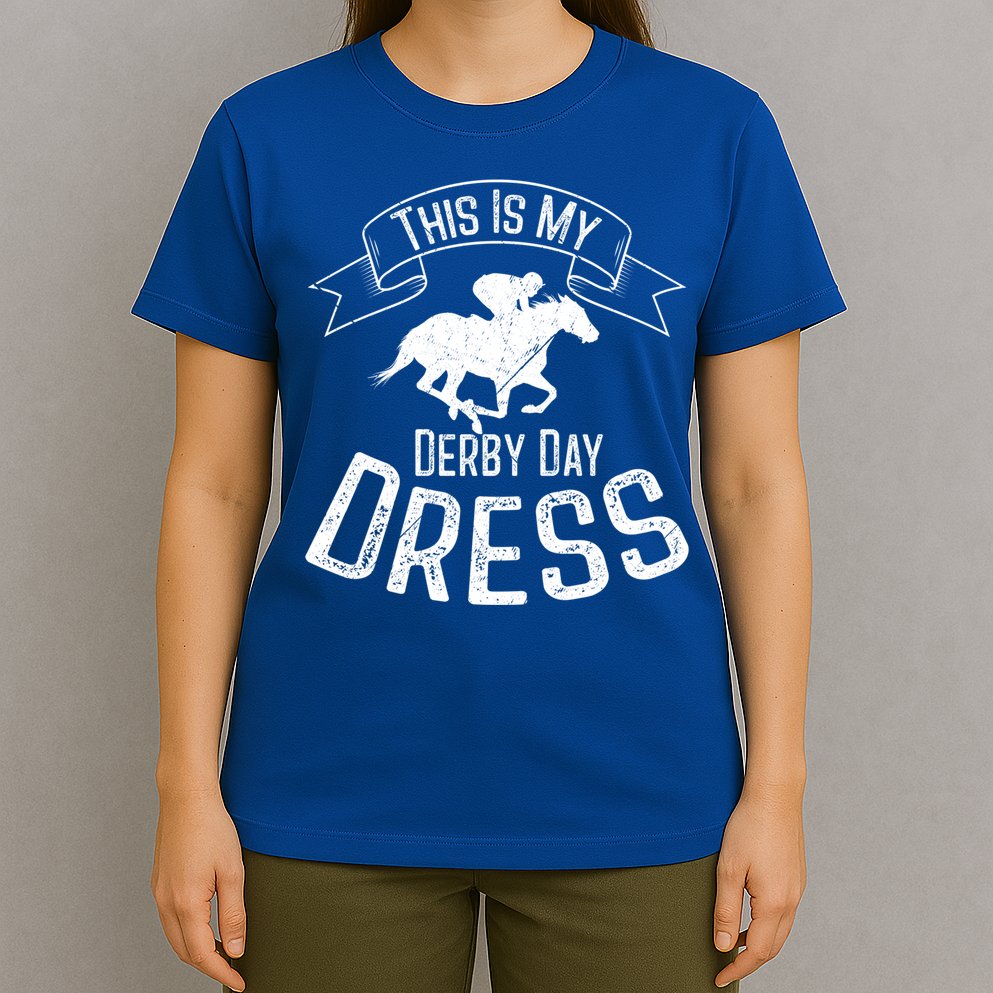 Funny Classic Horse Kentucky This Is My Derby Day Dress Gift T-Shirt