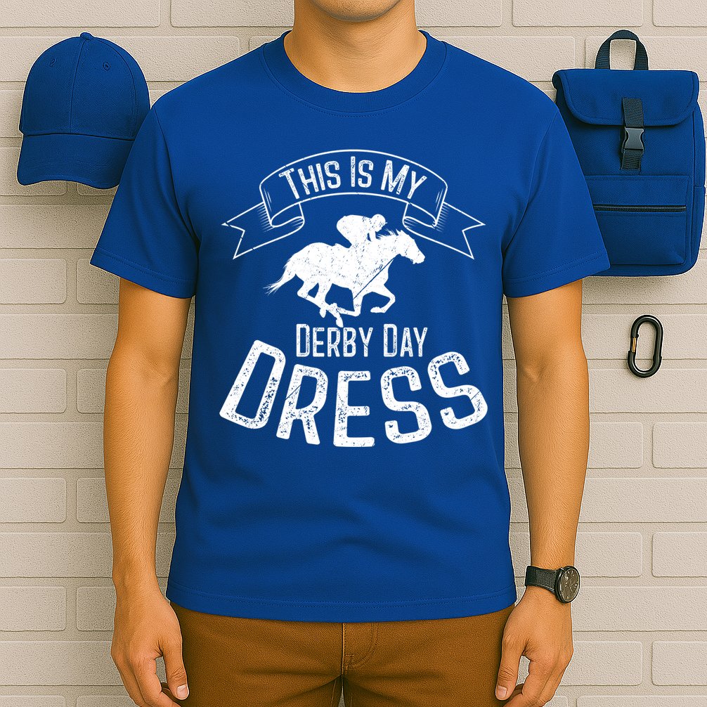 Funny Classic Horse Kentucky This Is My Derby Day Dress Gift T-Shirt