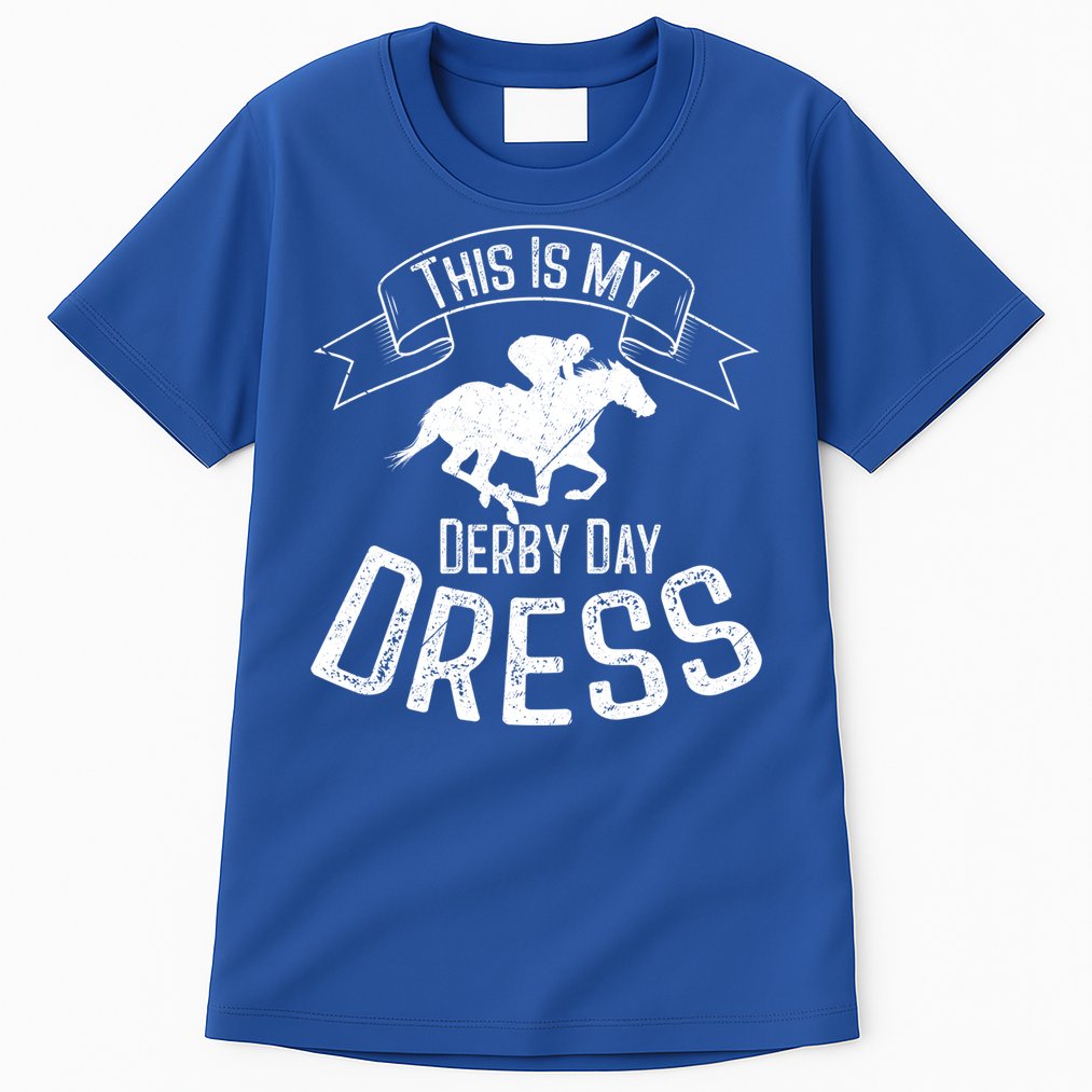 Funny Classic Horse Kentucky This Is My Derby Day Dress Gift Tall T-Shirt
