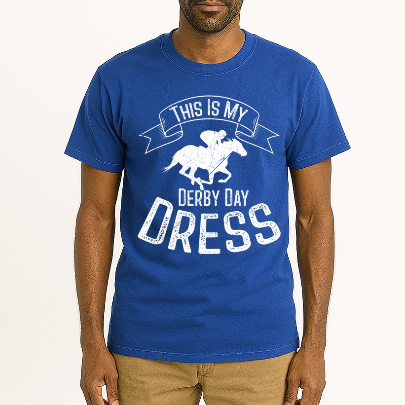 Funny Classic Horse Kentucky This Is My Derby Day Dress Gift Tall T-Shirt