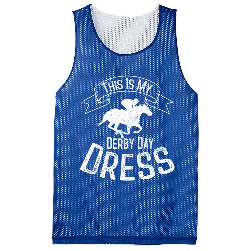 Funny Classic Horse Kentucky This Is My Derby Day Dress Gift Mesh Reversible Basketball Jersey Tank