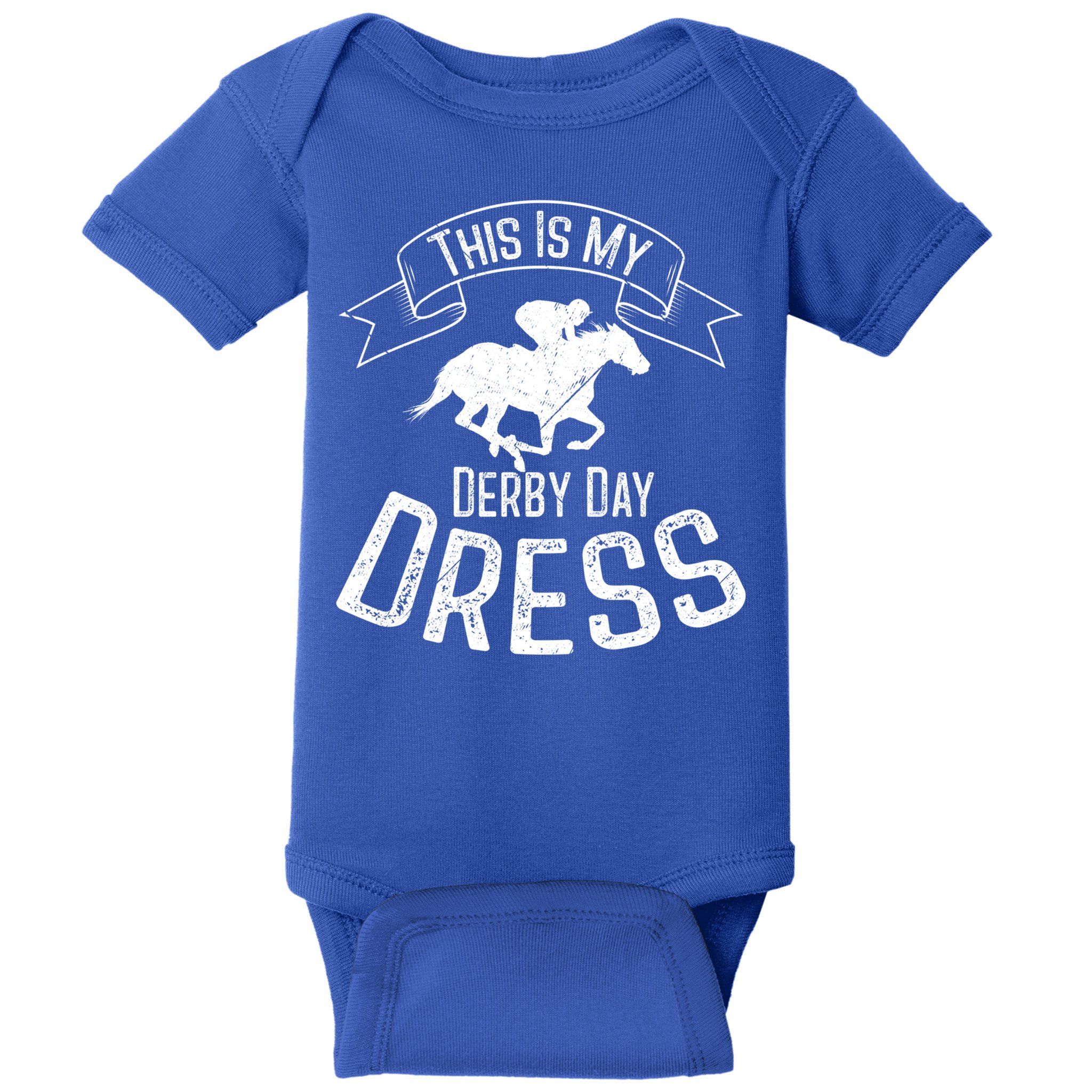 Funny Classic Horse Kentucky This Is My Derby Day Dress Gift Baby Bodysuit