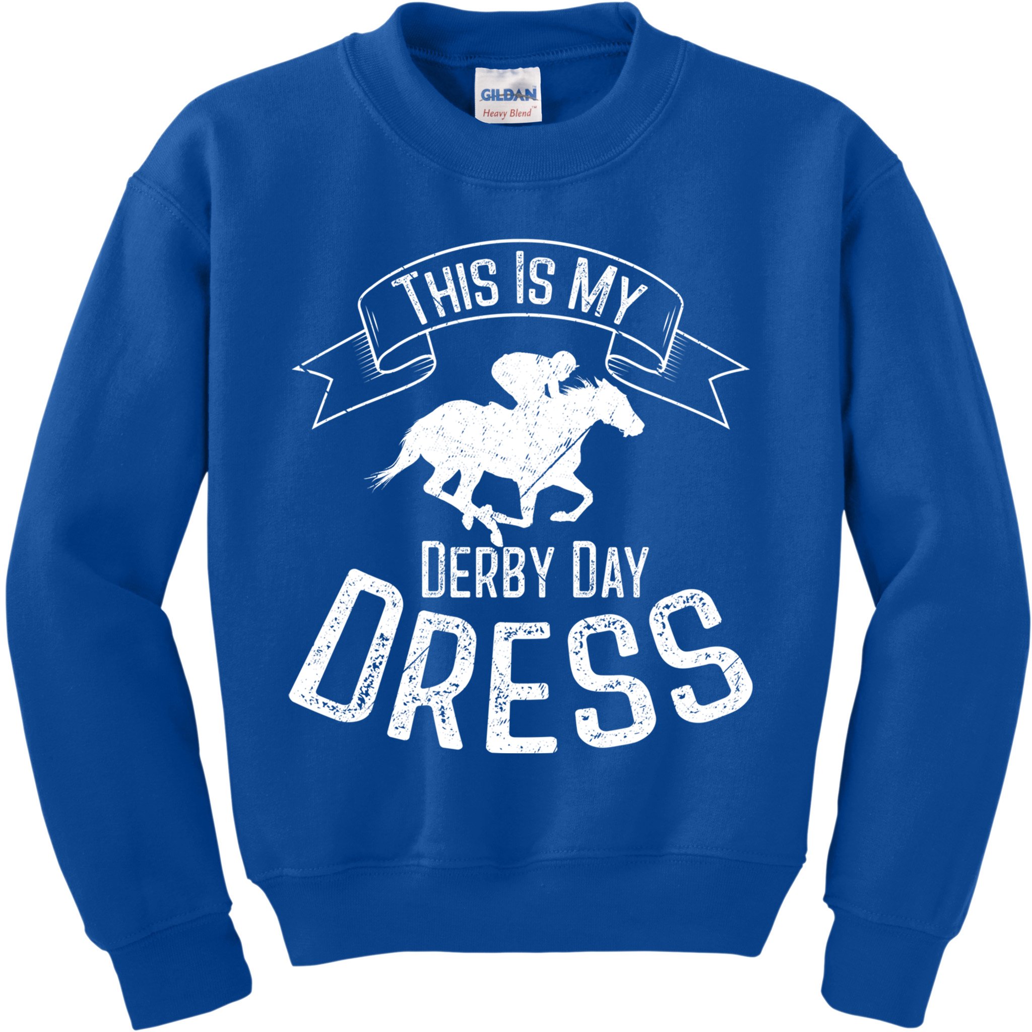 Funny Classic Horse Kentucky This Is My Derby Day Dress Gift Kids Sweatshirt