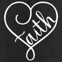 Faith Cursive Heart Christians Jesus Loves 11oz C Handle Ceramic Mug