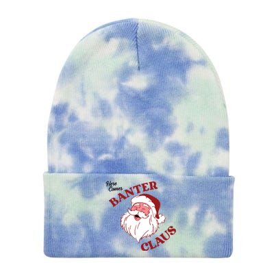 Father Christmas Here Comes Banter Claus Santa Ugly Xmas Gift Tie Dye 12in Knit Beanie