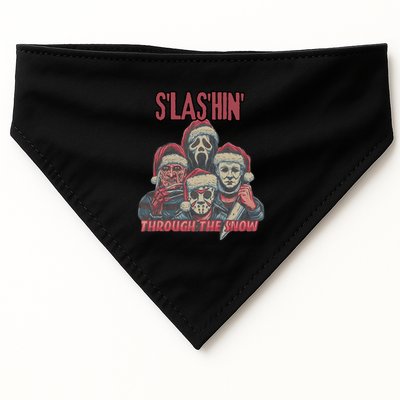 Funny Christmas Horror Characters Ugly Christmas Sweater USA-Made Doggie Bandana