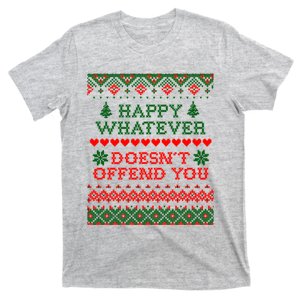 Funny Christmas Happy Whatever T-Shirt