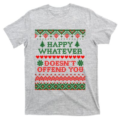 Funny Christmas Happy Whatever T-Shirt