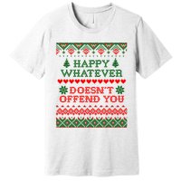 Funny Christmas Happy Whatever Premium T-Shirt